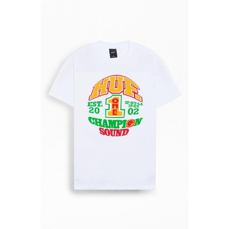 HUF Men's Champion Sound T-Shirt - Multicolor