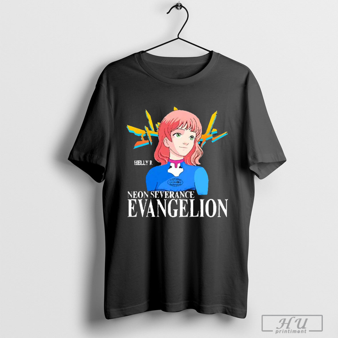 Helly R Neon Severance Evangelion Anime 2025 T Shirt Sweatshirt