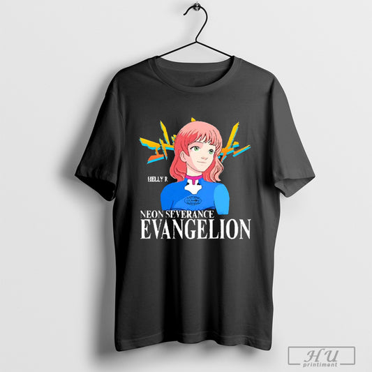 Helly R Neon Severance Evangelion Anime 2025 T Shirt Sweatshirt