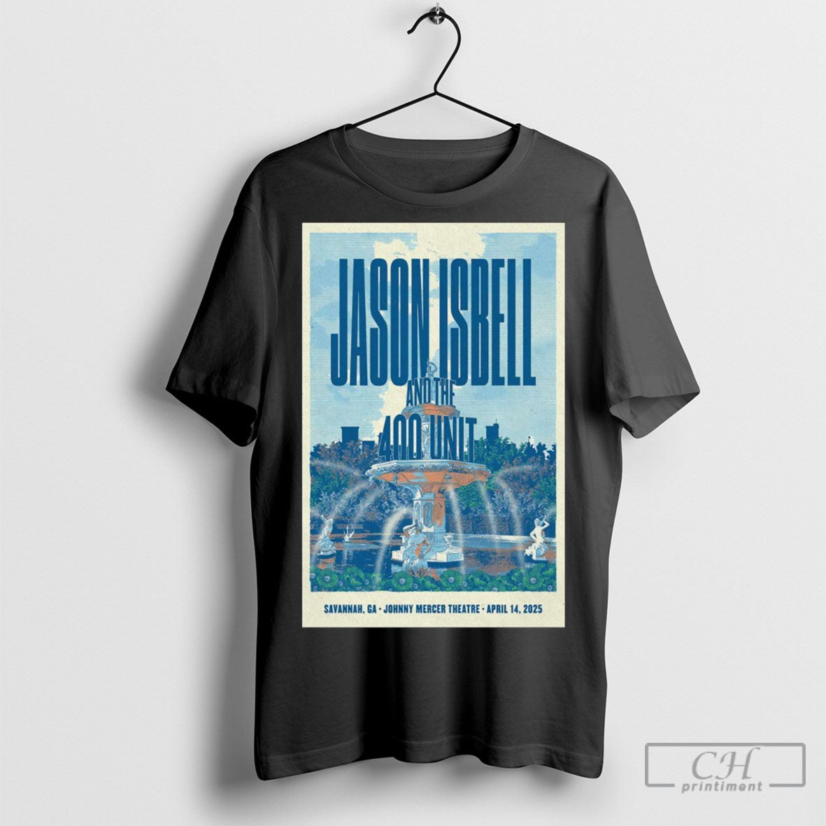 Jason Isbell And The 400 Unit Savannah Ga April 14 2025 Savannah Music Festival Tour Tee Shirt Sweatshirt