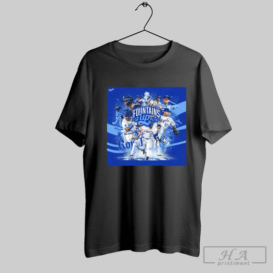 Kansas City Royals Fountains Up Freddy Fermin Maikel Garcia Michael Massey Cole Ragans Poster T Shirt