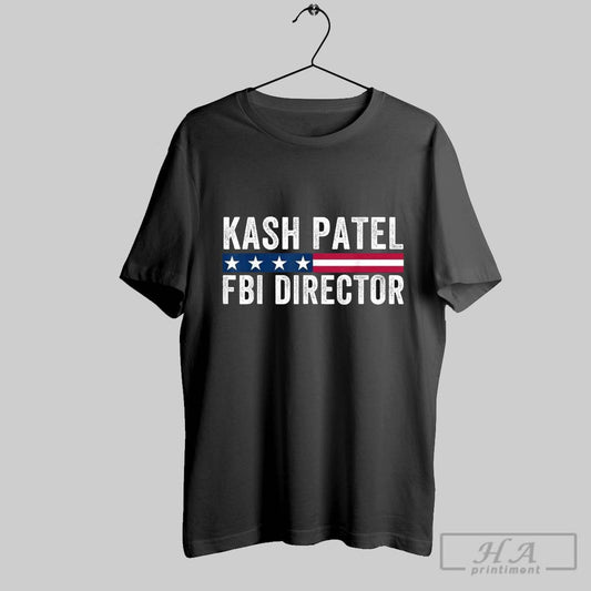 Kash Patel Fbi Director Patriotic American Flag T Shirts