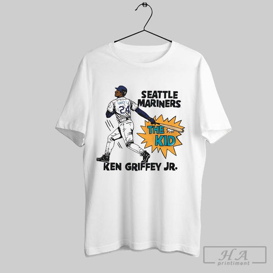 Ken Griffey Jr Seattle Mariners Mlb Baseball Player Graphic Shirt