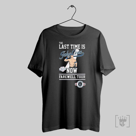 Los Angeles Dodgers The Last Time Is John Cena Now Farewell Los Angeles California Usa Tour 2025 T Shirts