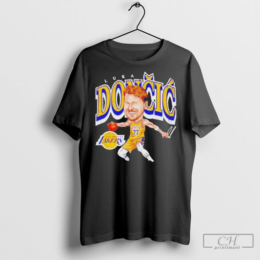Luka Doncic Los Angeles Lakers Signature Cartoon T Shirt Sweatshirt Poster