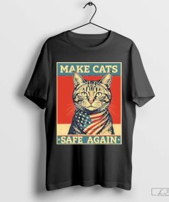 Make Cats Safe Again 2024 Donald Trump Presidential Election Classic T-Shirt