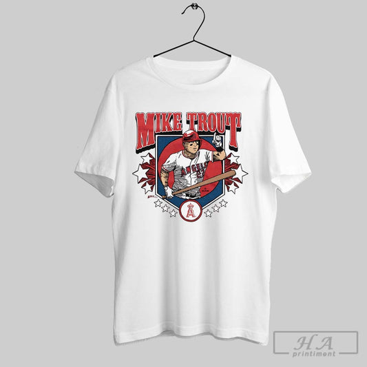 Mike Trout Los Angeles Angels Mlb Baseball Player Graphic Shirt