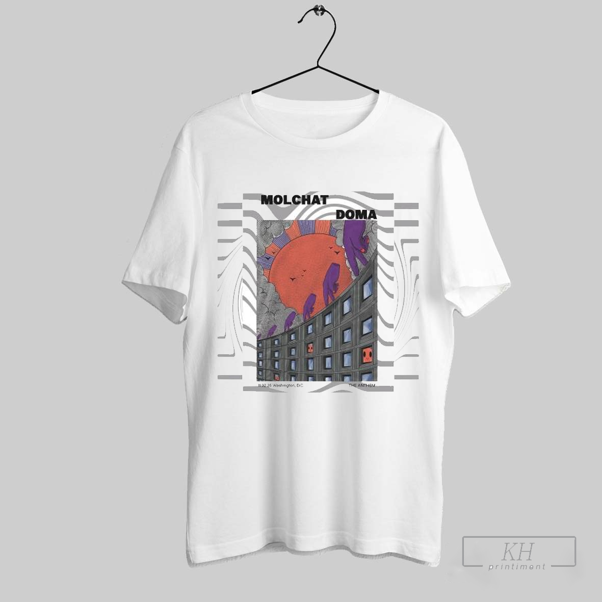 Molchat Doma At The Anthem In Washington Dc On Feb 11 2025 Tour T Shirts T Shirt Sweatshirt Cutom Poster Coffee Mugs Ornaments