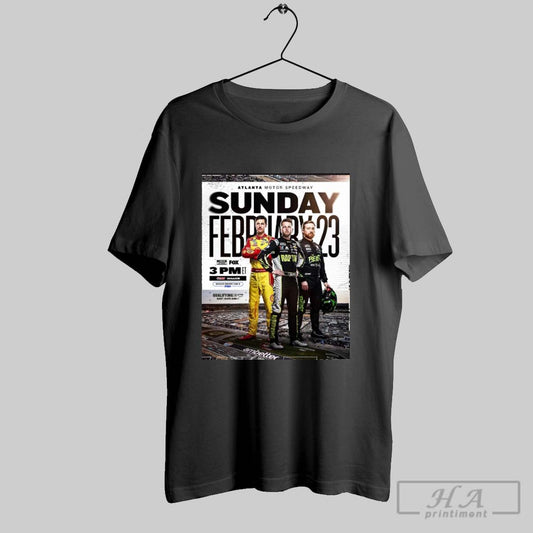 Nascar Atlanta Motor Speedway Sunday February 23 2025 Peace Up A Town Poster T Shirt