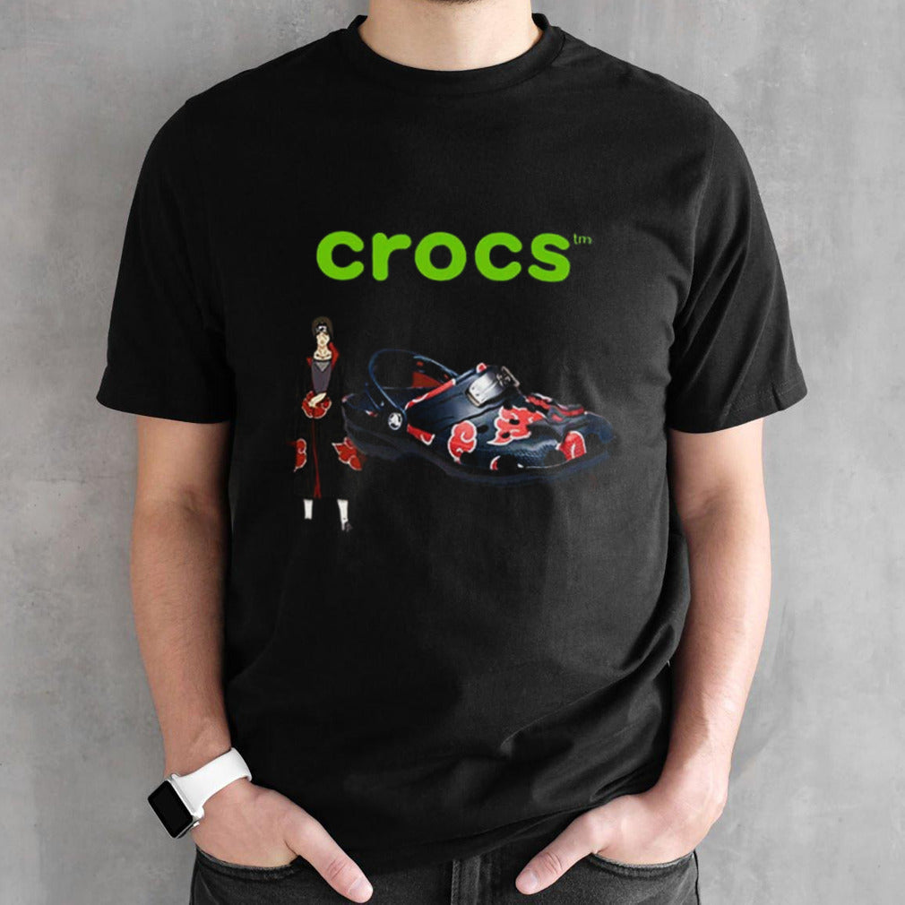 Naruto X Crocs Clog Itachi Releasing June 6th 2024 Unisex Sneaker T-Shirt