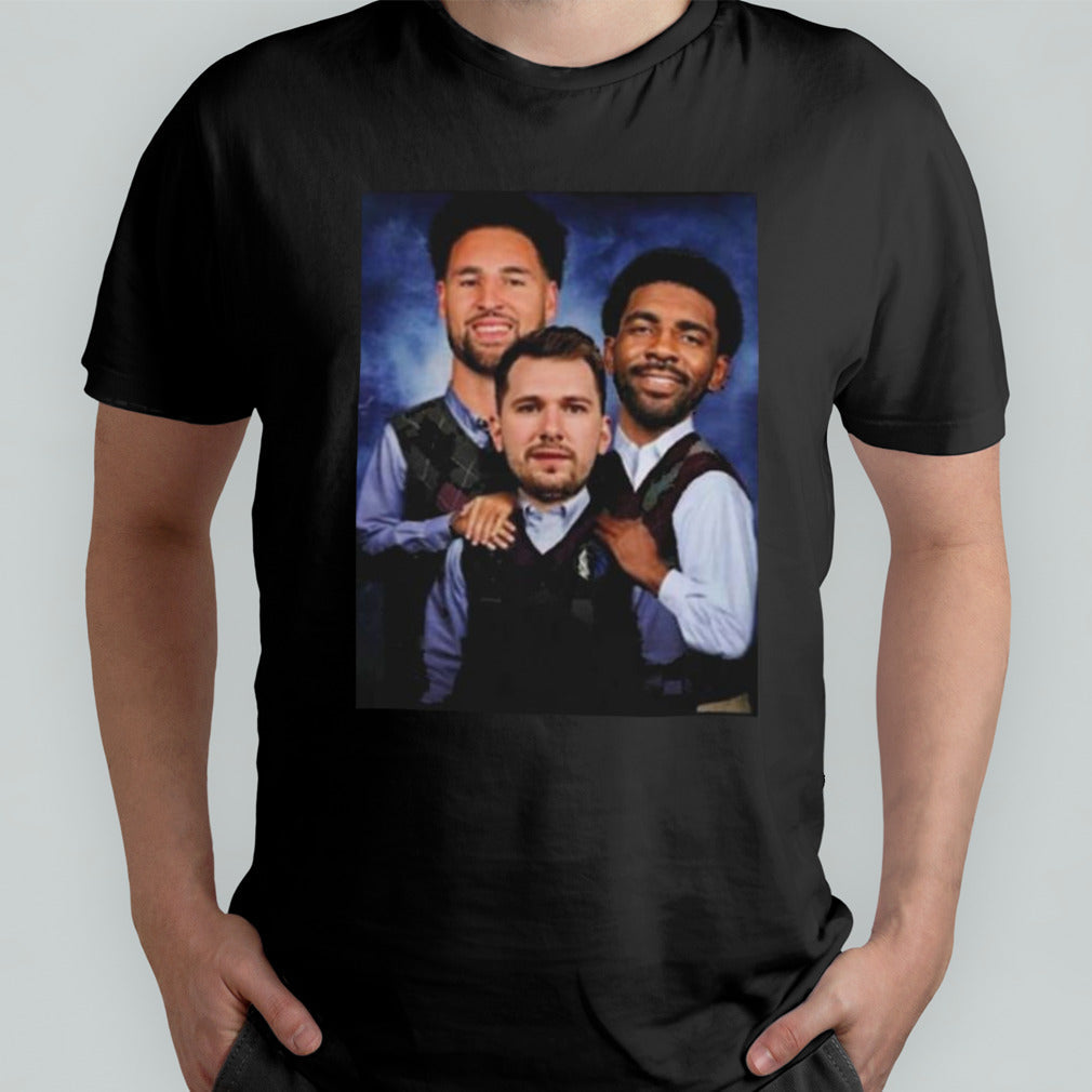 New Trio New Big 3 Luka Doncic Kyrie Irvin Klay Thompson Dallas Mavericks Vintage Unisex T Shirt