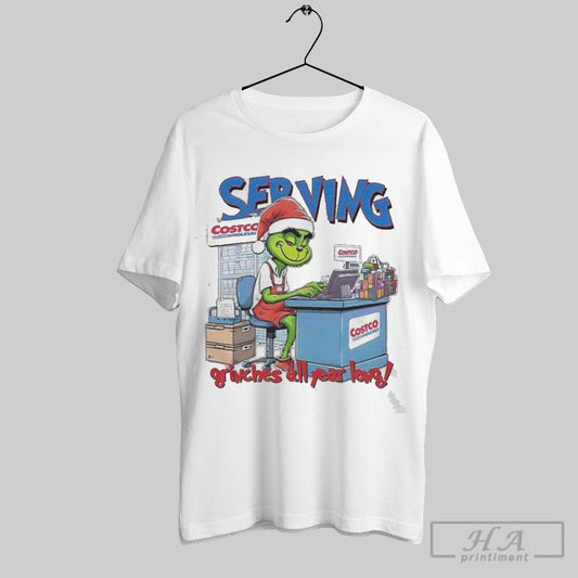 Nice Grinch Serving Grinches All Year Long Christmas Funny T Shirt