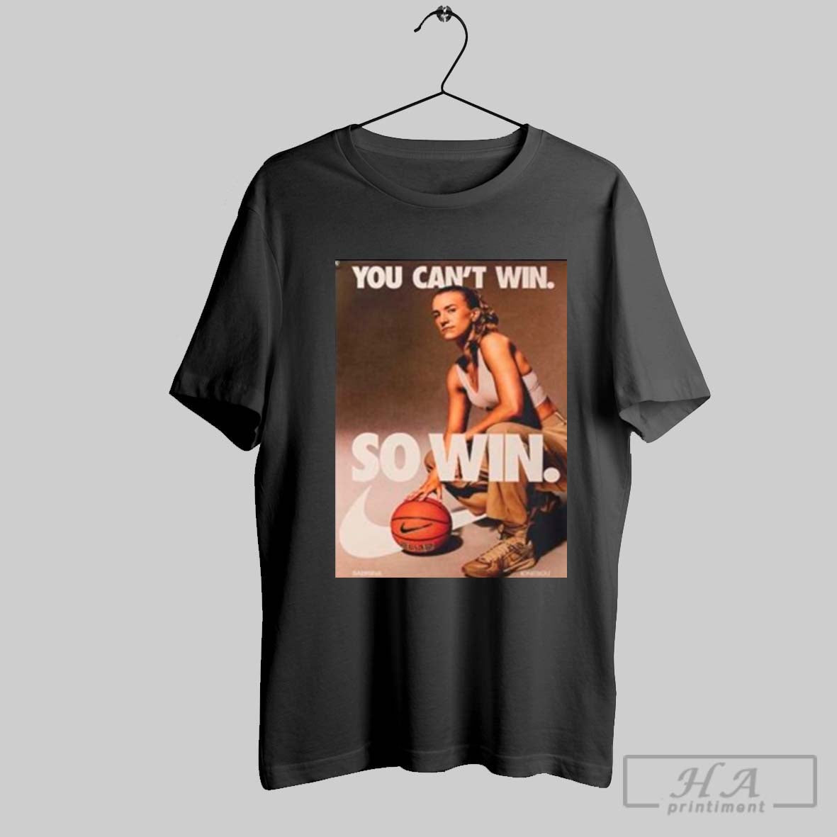Nike X Sabrina Ionescu From Oregon Womens Basketball Poster Matchup Game You Cant Win So Win Shirt