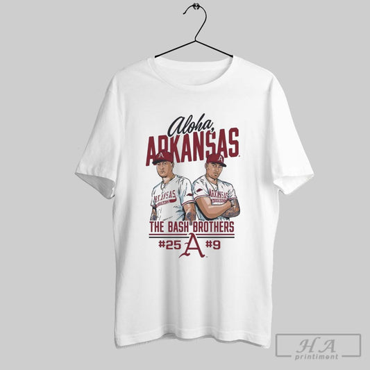 Official Arkansas Razorbacks Baseball Aloy Arkansas The Bash Brothers Ncaa Graphic T Shirt