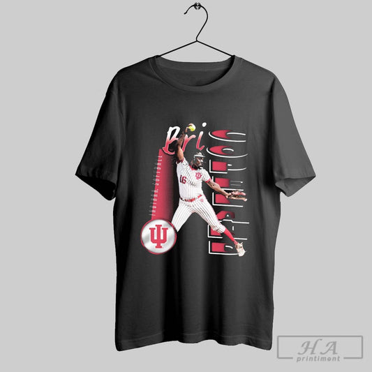 Official Brianna Copeland Illustrated Indiana Hoosiers Softball Ncaa 2025 Graphic T Shirt