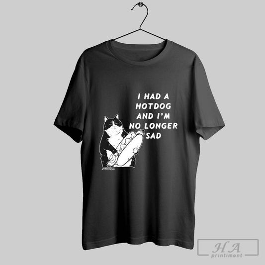 Official Danial Ryan Wearing I Had A Hotdog And Im No Longer Sad T Shirt