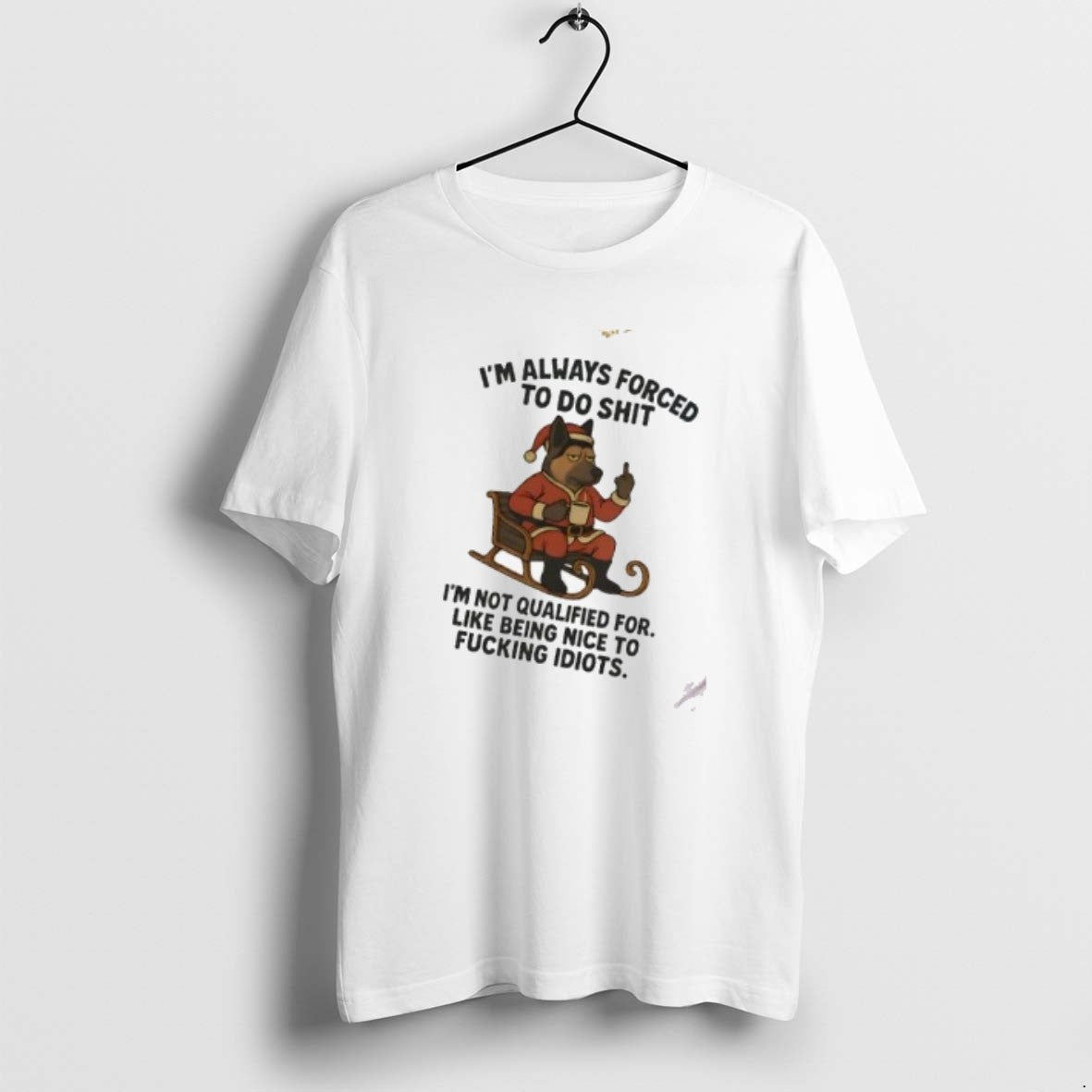 Official German Shepherd Im Always Forced To Do Shit Christmas T-Shirts, Hoodie, Sweatshirt | TeeSparky.com