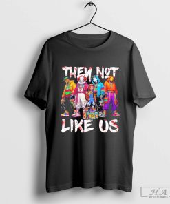 Official Horror Movie They Not Like Us Halloween Gifts Shirt
