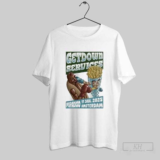 Official January 17 2025 Getdown Services At Paradiso In Amsterdam Poster Shirt Sweatshirt Tee Shirt