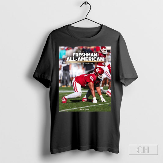 Official Jayden Jackson Oklahoma Sooners Fwaa Freshman All American Poster T Shirts
