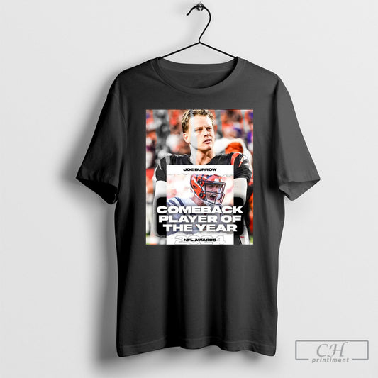 Official Joe Burrow Cincinnati Bengals 2024 Nfl Awards Comeback Player Of The Year Espn Poster Ornaments