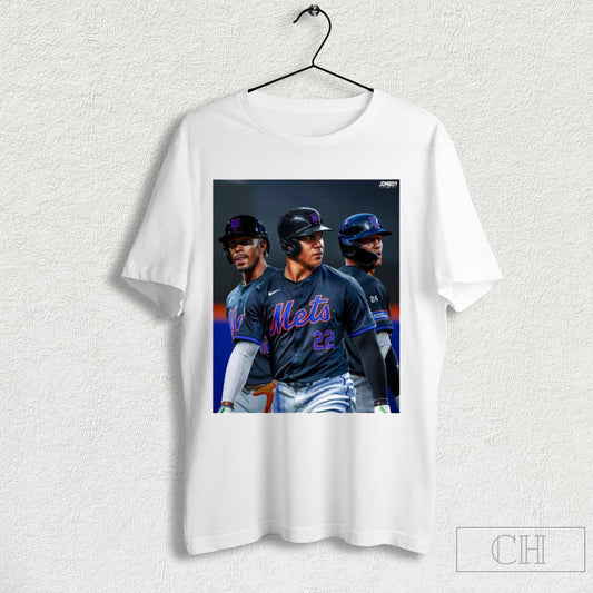 Official Juan Soto Is Headed To Queens New York Mets Mlb 2024 Poster T Shirt Sweatshirt Tee Shirt