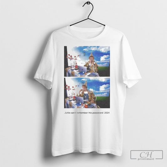 Official Julio Torres Cant Remember His Password 2024 Shirt Poster