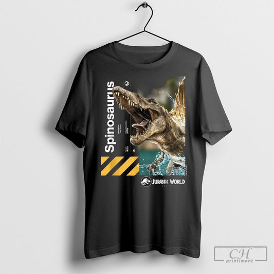 Official Jurassic World Rebirth Spinosaurus Shirt Poster