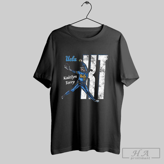 Official Kaitlyn Terry Kt Ucla Bruins Baseball 2025 Ncaa Big Ten Conference Vintage Painting T Shirt