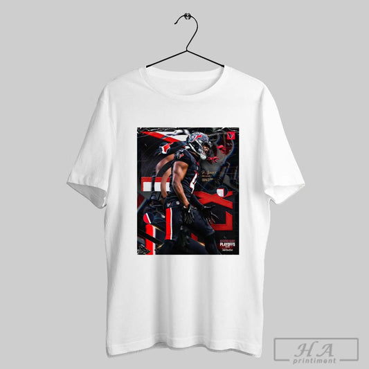 Official Kamari Lassiter Houston Texans Vs La Chargers Jan 11 2025 H Town Made Playoffs 2024 Signature Poster T Shirt