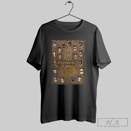 Official Kansas City Royals The Champions Gala Relive History Celebrate Championships Support Community 5 15 25 Poster T Shirt