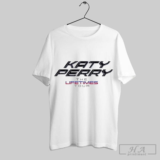 Official Katy Perry The Lifetimes Tour 2025 Us Tour Dates Merch Tee Two Sides Unisex T Shirt