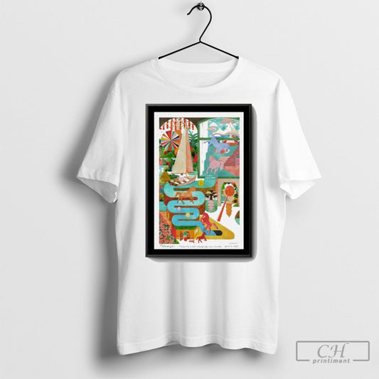 Official Khruangbin On April 12 2025 In The Woodlands Tx Tour Poster Shirt