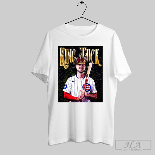 Official King Tuck Kyle Tucker Chicago Cubs Mlb Baseball Has Homered In 4 Straight Games Poster T Shirt