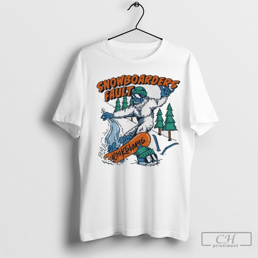 Official Kookslams Snowboarders Fault 2 0 Shirt Poster Ornaments