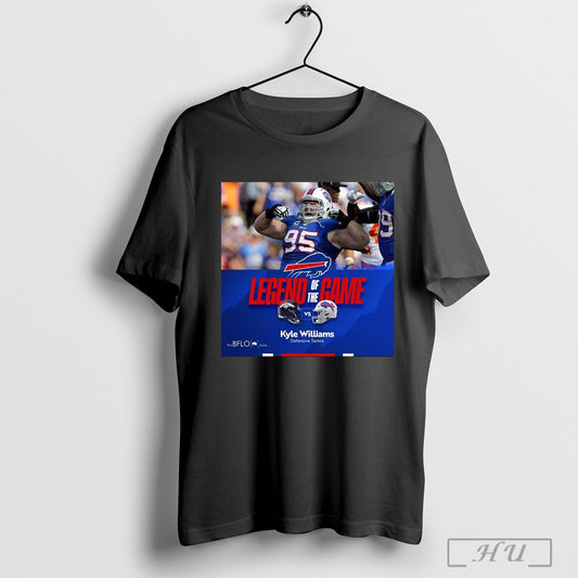 Official Kyle Williams Defensive Tackle Denver Broncos Vs Buffalo Bills Legend Of The Game Poster T Shirt