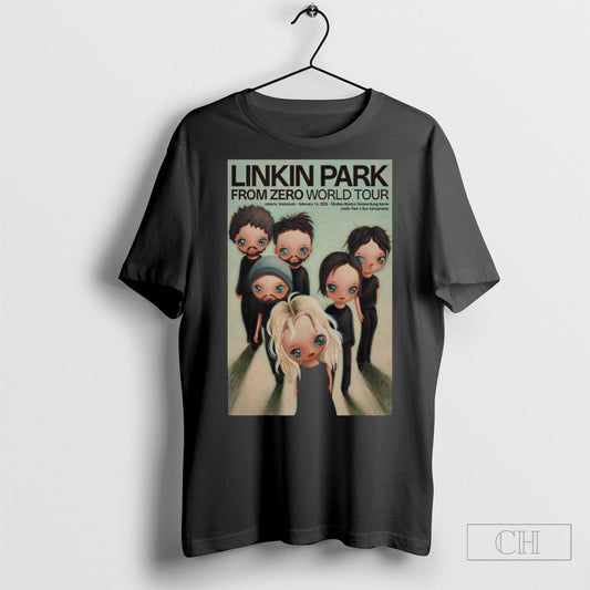 Official Linkin Park From Zero World Tour 2025 Jakarta On Feb 16 2025 Poster Shirt
