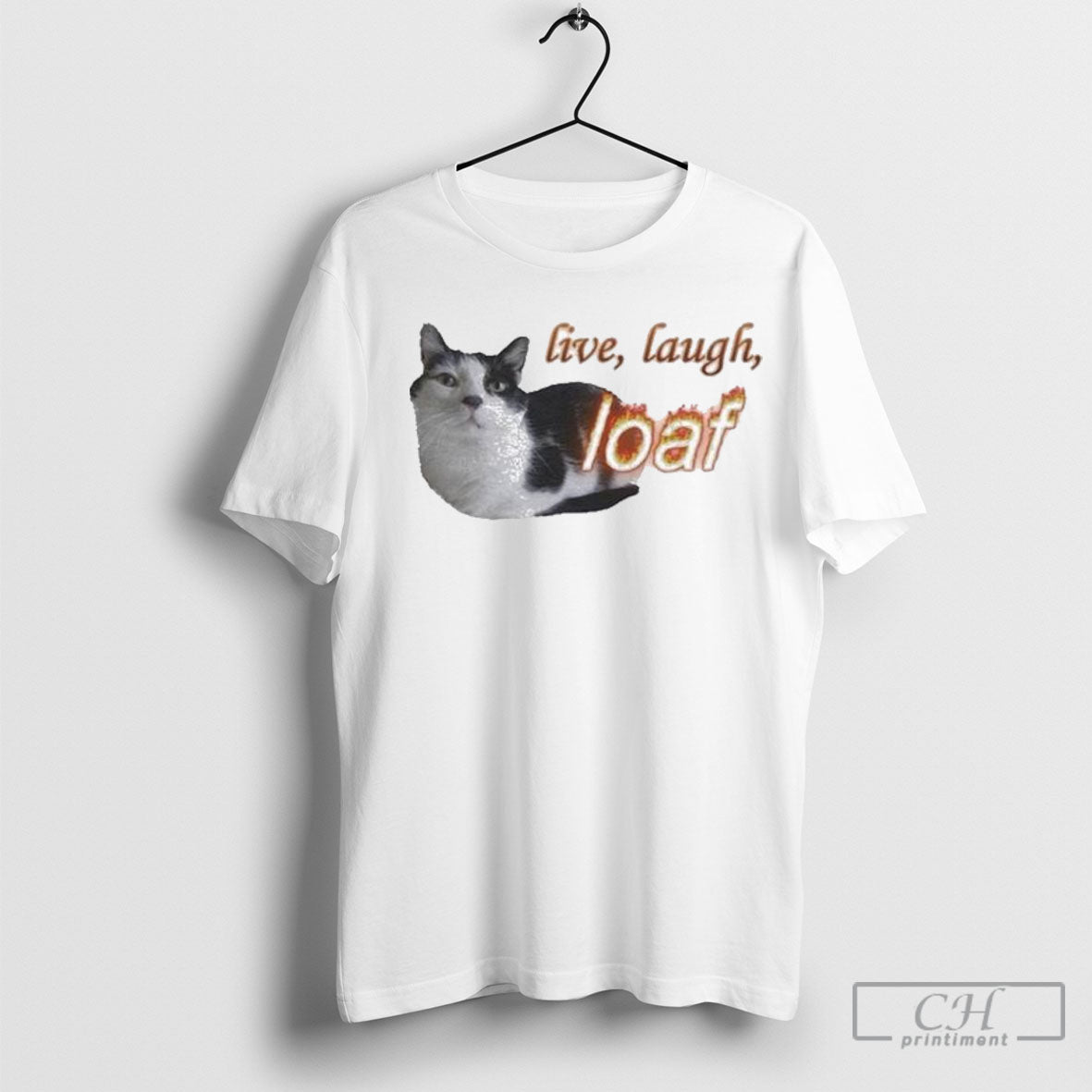 Official Live Laugh Loaf Cat Shirt Poster Ornaments