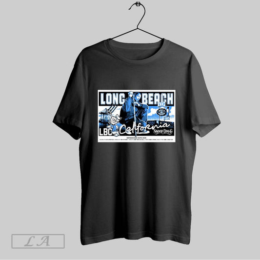 Official Long Beach Lbc California Snoop Dogg Impressions Expo 2025 World Famous Poster T Shirt