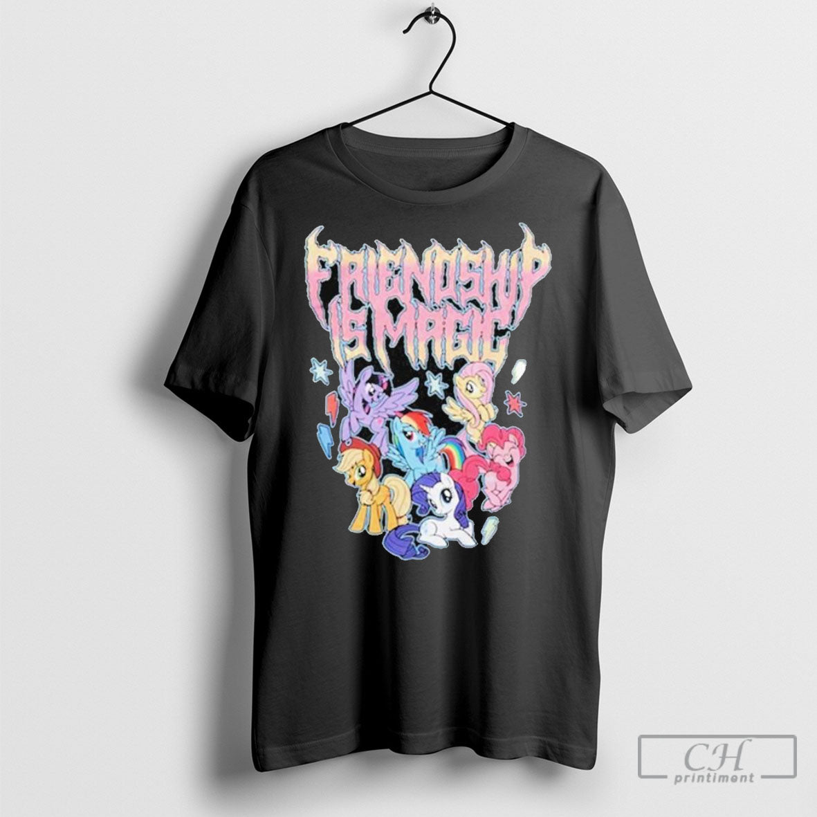Official Loophoof My Little Pony Friendship Is Magic Group Shirt Poster Ornaments