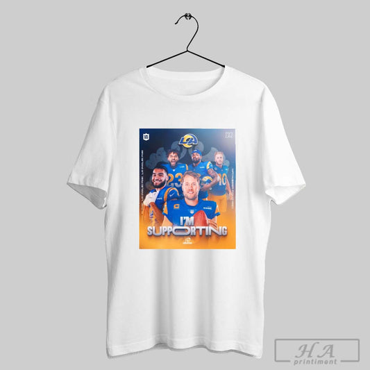 Official Los Angeles Chargers Vs Houston Texans Nfl Playoffs Im Supporting Jan 11 2025 Poster T Shirt