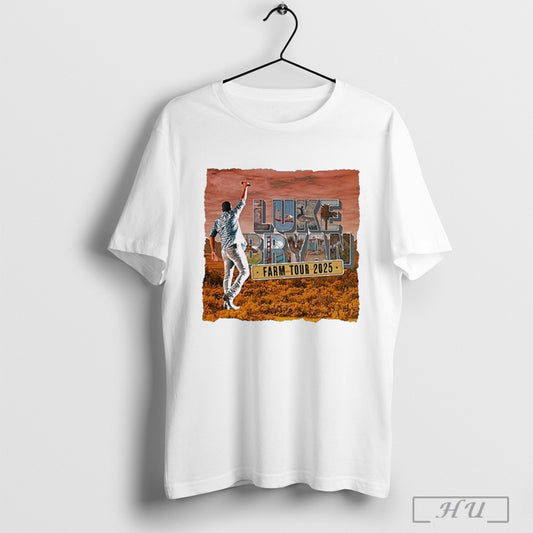 Official Luke Bryan Farm Tour May 16 2025 Clovis Ca Painting T Shirt