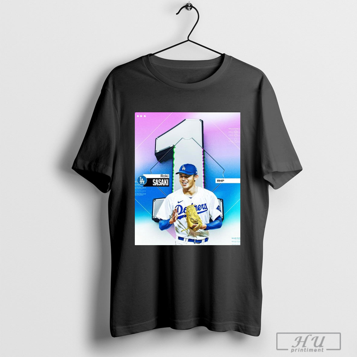 Official Mlb No 1 Roki Sasaki Los Angeles Dodgers Baseballs Top 10 Prospects Are Here Poster T Shirt Sweatshirt Poster