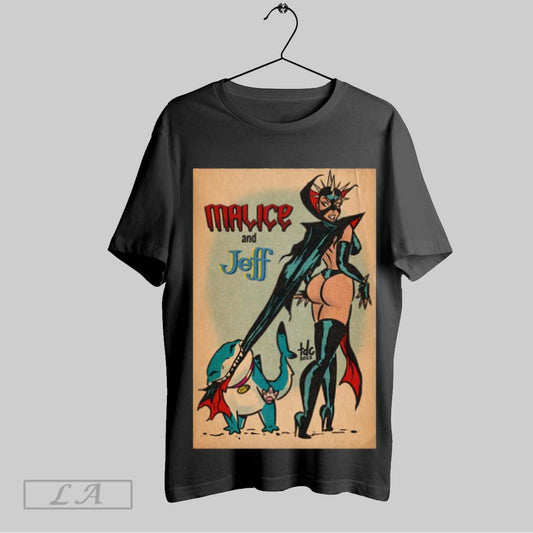 Official Malice And Jeff Helping Classic Era Out With Her Wardrobe Marvel Rivals 2025 Poster T Shirt