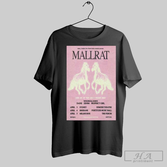 Official Mallrat Daine Denim Prophecy Girl 2025 Poster Guest T Shirts