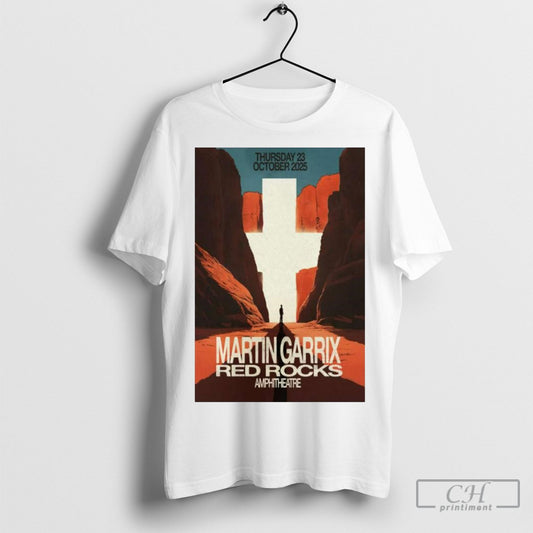 Official Martin Garrix Oct 23 2025 Red Rocks Amphitheater Poster T Shirts