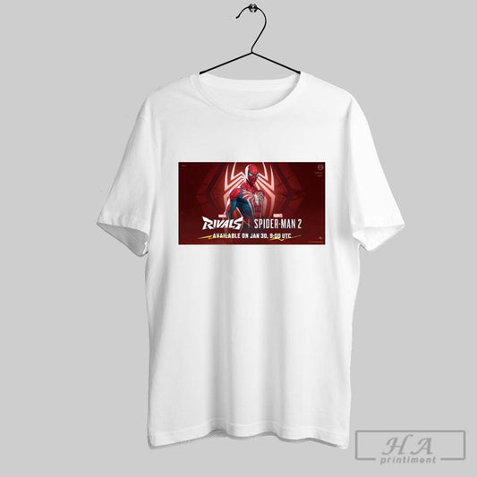 Official Marvel Rivals Spider Man 2 On Jan 30 2025 Poster T Shirt