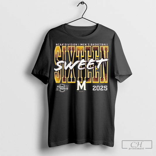 Official Maryland Terrapins 2025 Division Ncaa Mens Basketball Tournament March Madness Sweet 16 T Shirt Sweatshirt Poster