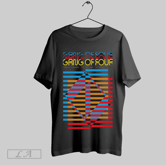 Official May 26 2025 At Pappy Harriets In Pioneertown Ca Gang Of Four Poster Event Shirt
