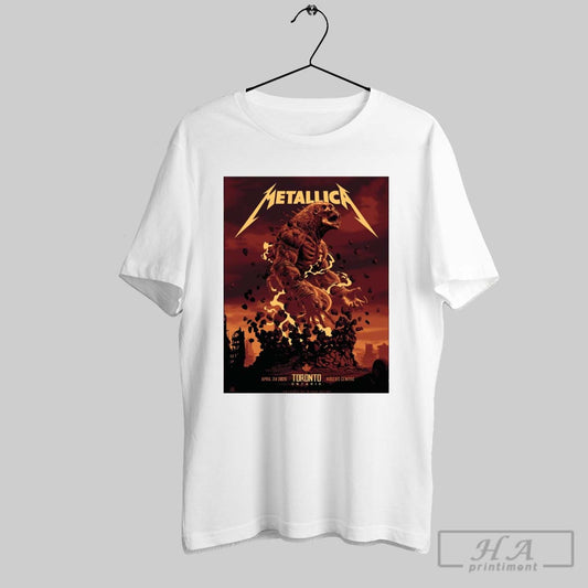 Official Metallica April 24 2025 Toronto Ontario Rogers Centre Poster T Shirt